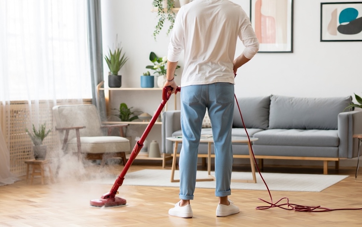 alternative-serpillere-balai-vapeur balai vapeur pour laver le sol sans serpillère